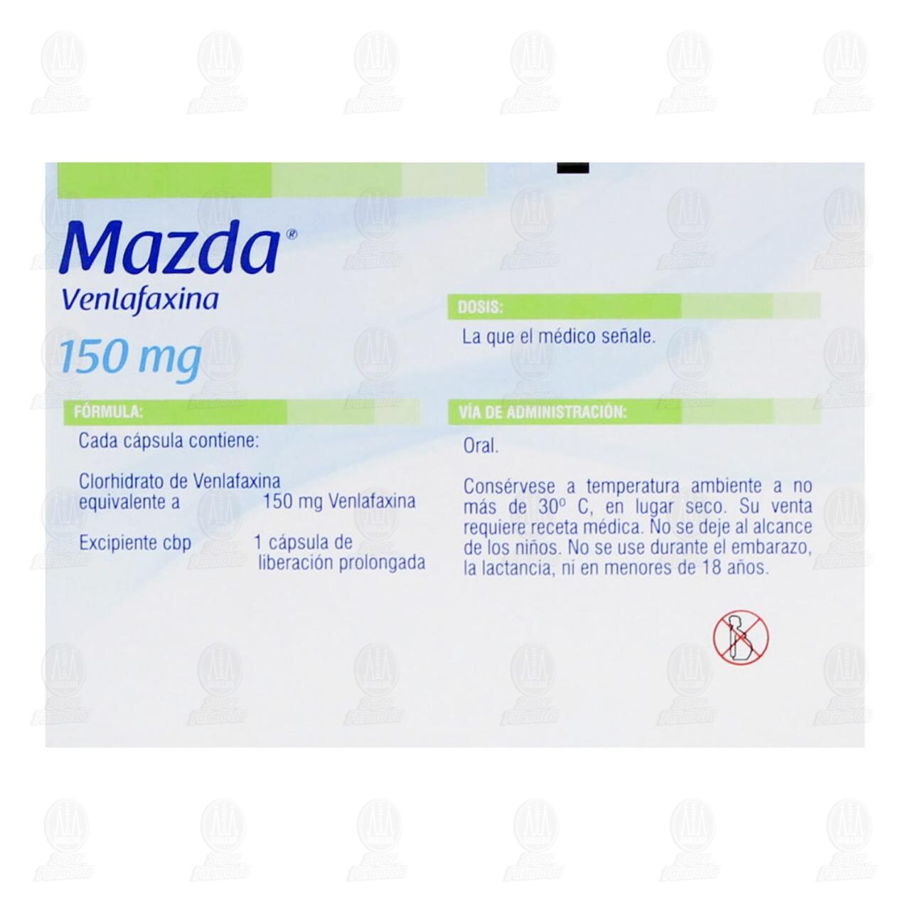 Mazda 150 mg, 10 C&aacute;psulas. image number 2