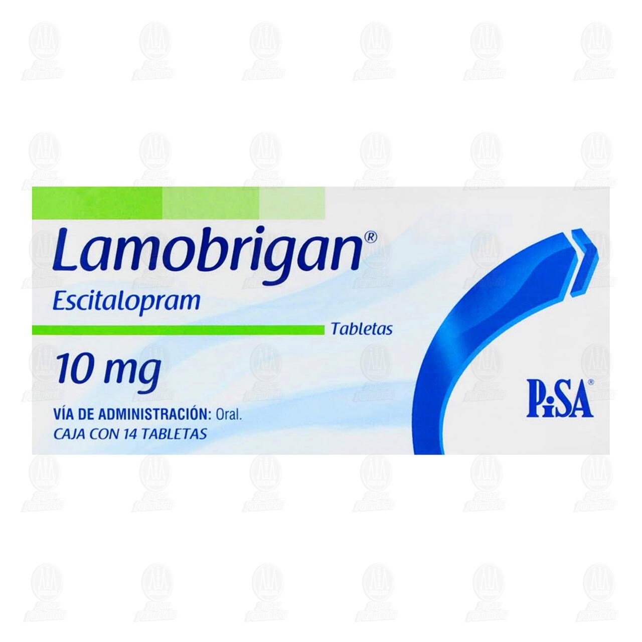 Lamobrigan 10 mg, 14 Tabletas. image number 1