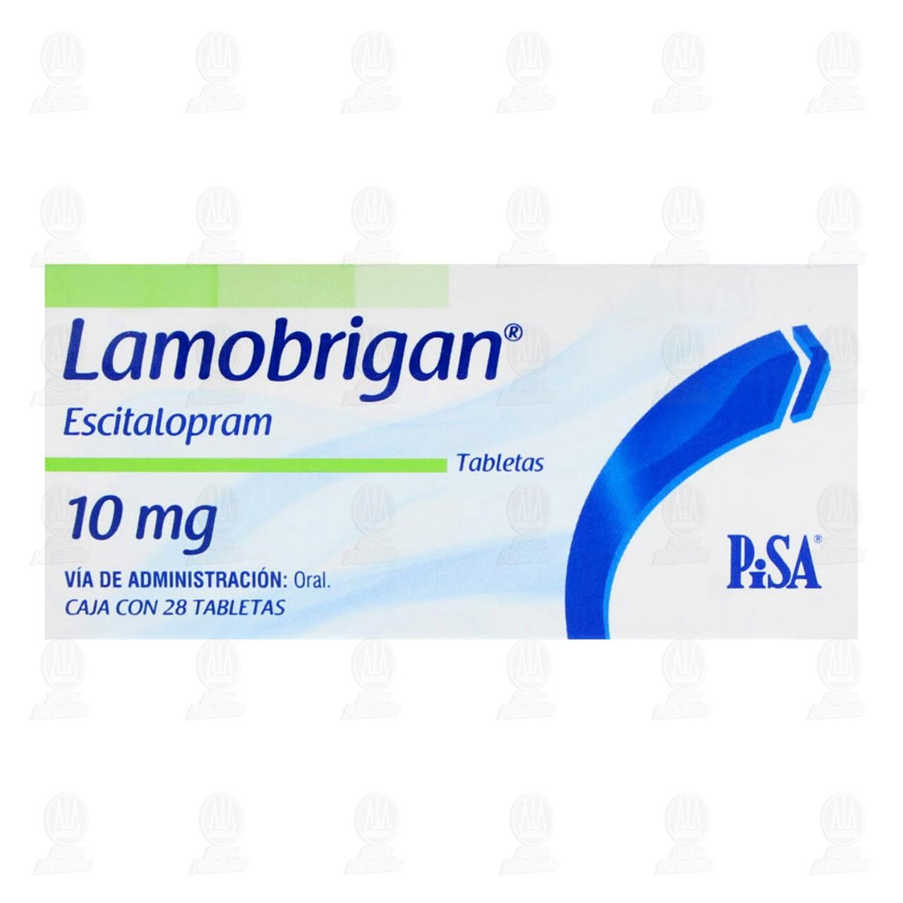 Lamobrigan 10 mg, 28 Tabletas. image number 1