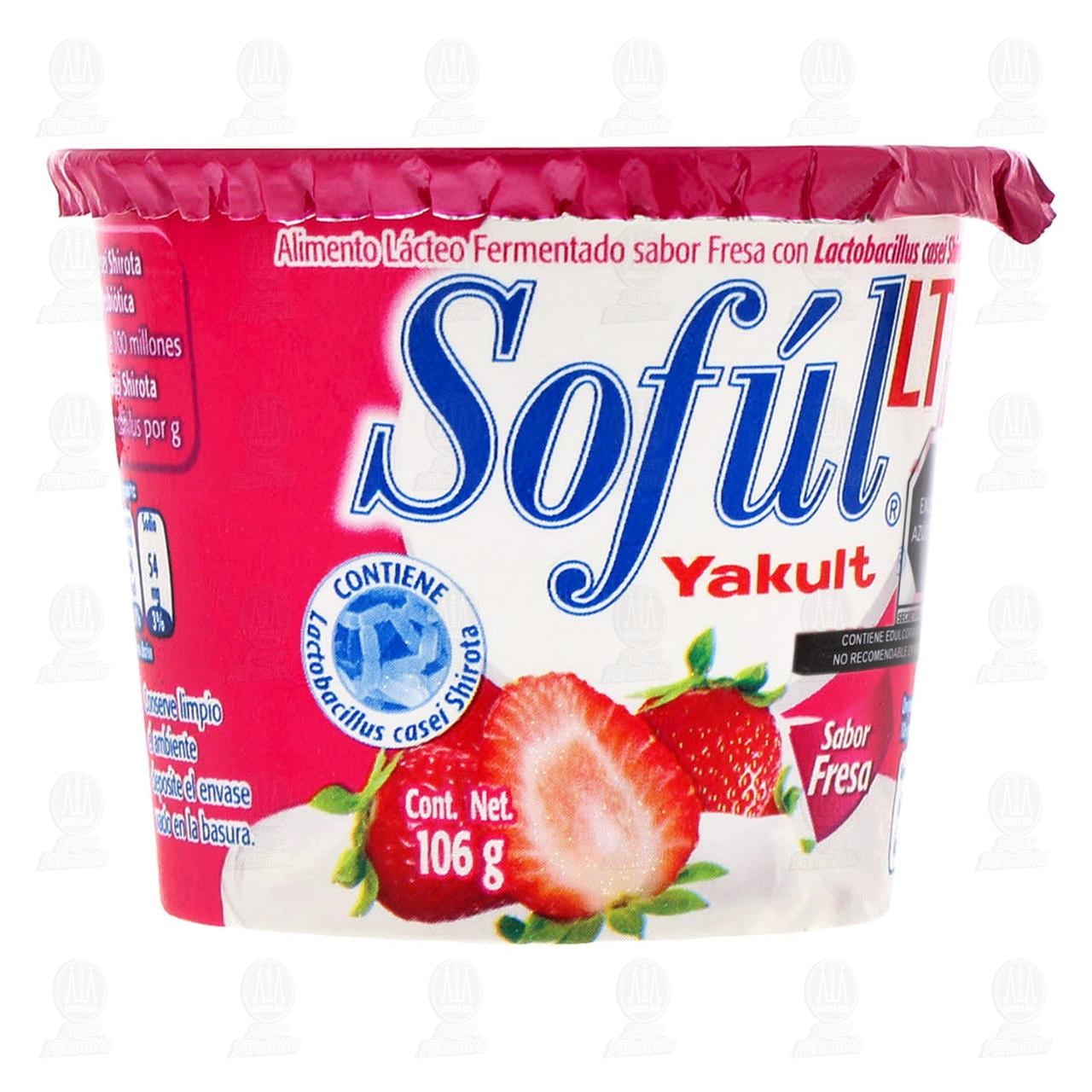 Imagen para Alimento Yakult Sofúl LT Fresa, 106 gr.