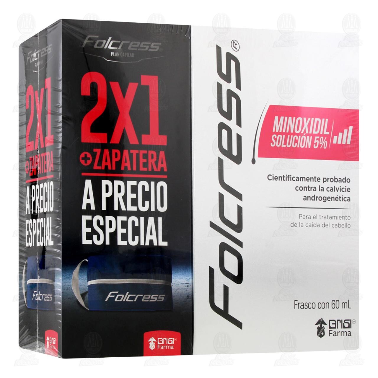 Folcress  5% 60 ml Soluci&oacute;n, 2X1 Promoci&oacute;n. image number 0