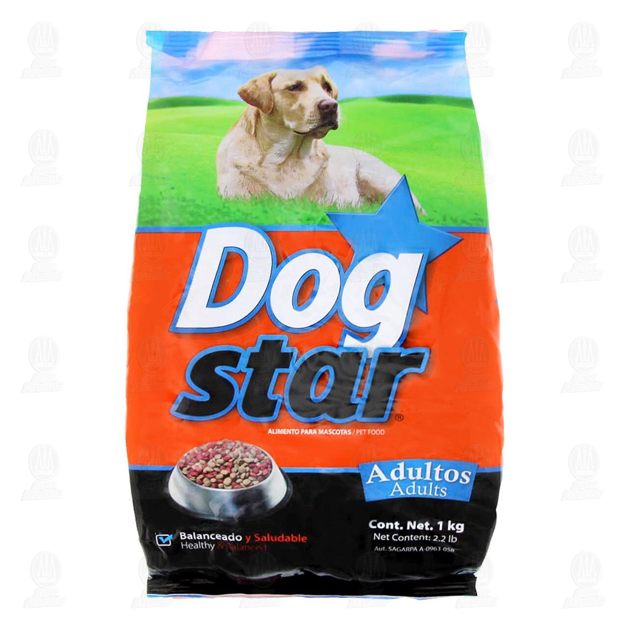 Croquetas Dog Star para Razas Adultas, 1 kg.