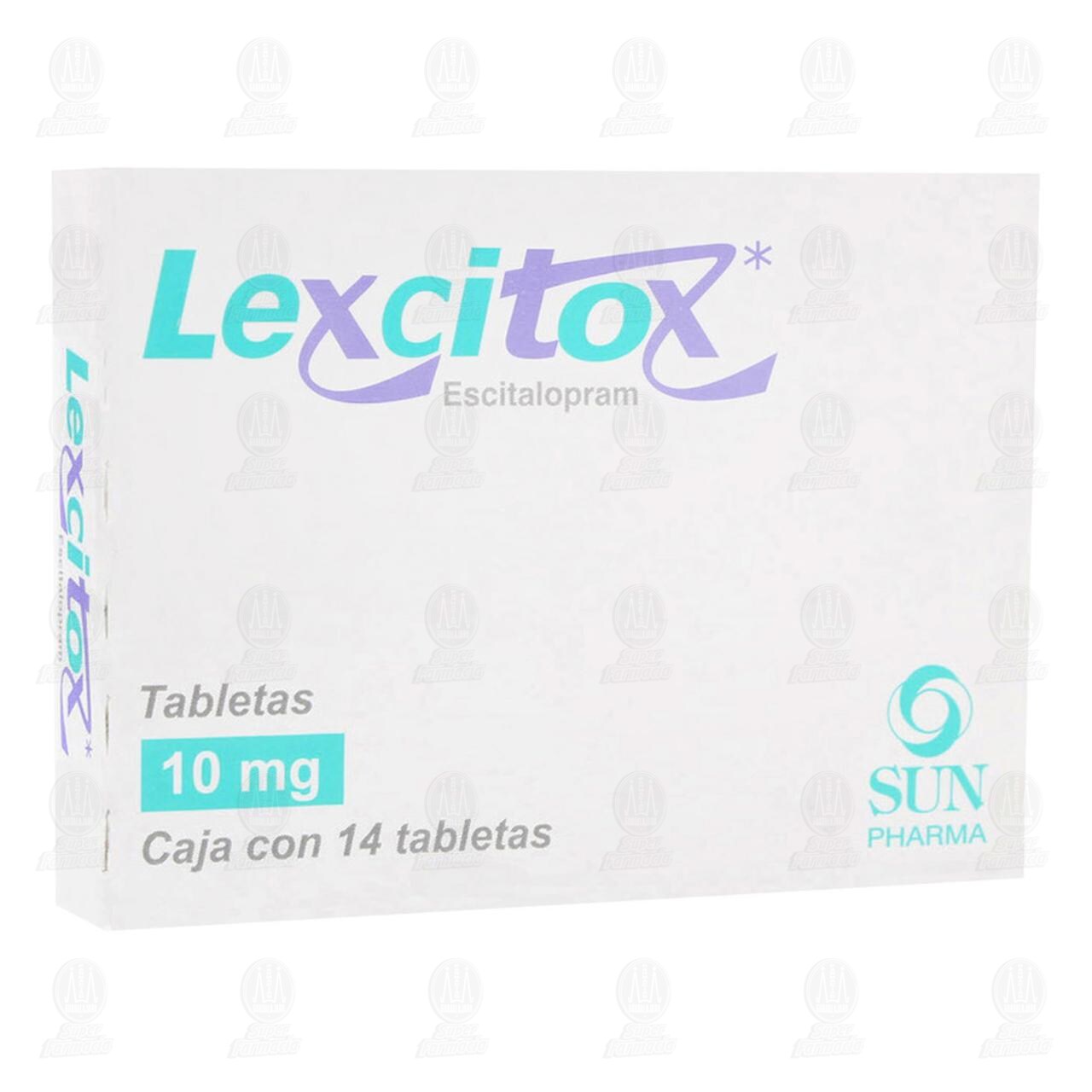 Lexcitox 10 mg, 14 Tabletas. image number 0