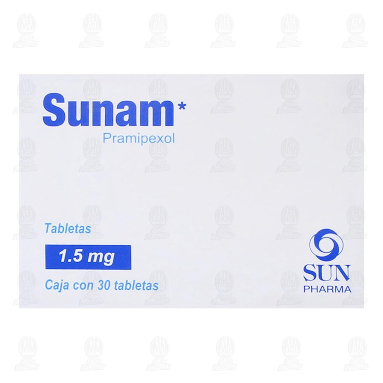 Sunam 1.5 mg, 30 Tabletas. image number 1