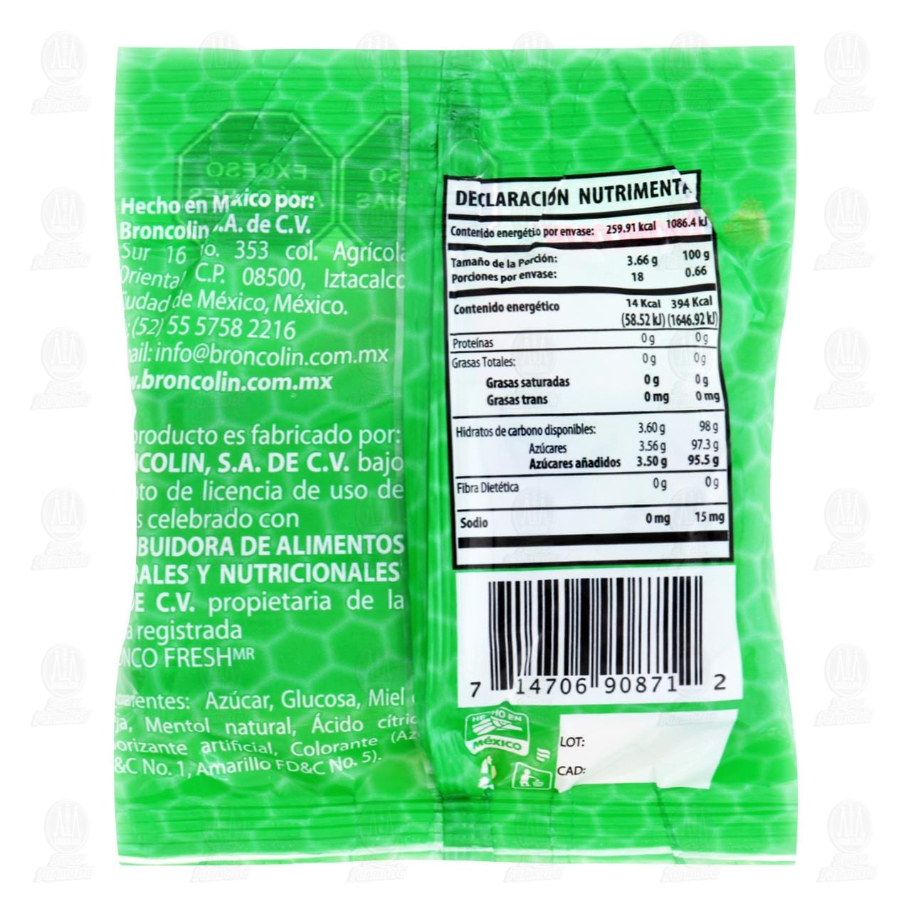 Broncofresh Miel Lim&oacute;n, 72 gr. image number 1