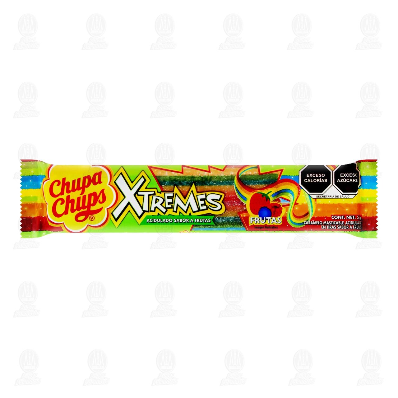 Caramelo Chupa Chups Xtremes Sabor Frutas, 57 gr. image number 0