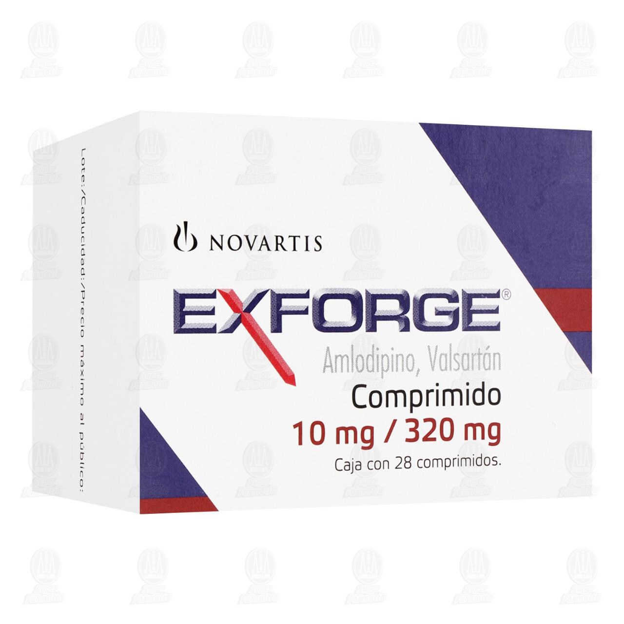 Exforge 10mg/320mg, 28 Comprimidos. image number 0