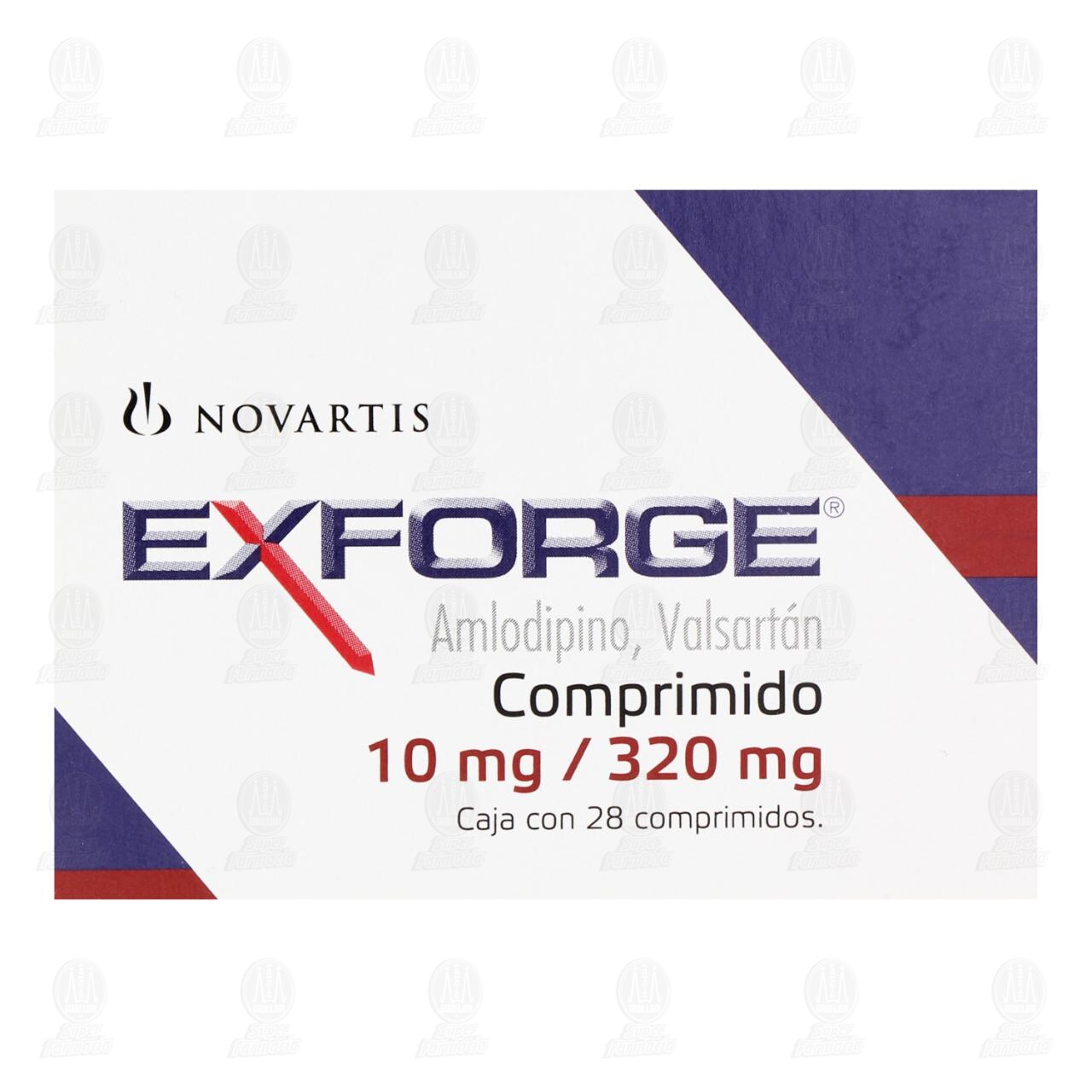 Exforge 10mg/320mg, 28 Comprimidos. image number 1