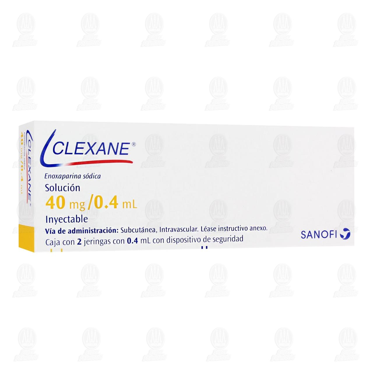 Clexane 40mg Solucion Inyectable 2 Jeringas 0 4ml