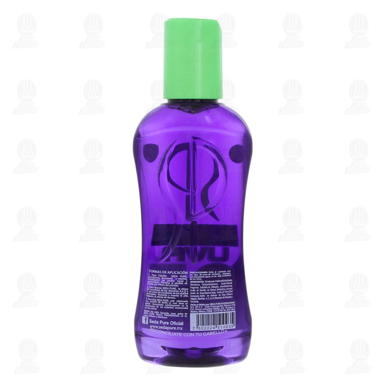 Silica Profesional Seda Pure Uva Termo Protector, 120 ml. image number 2