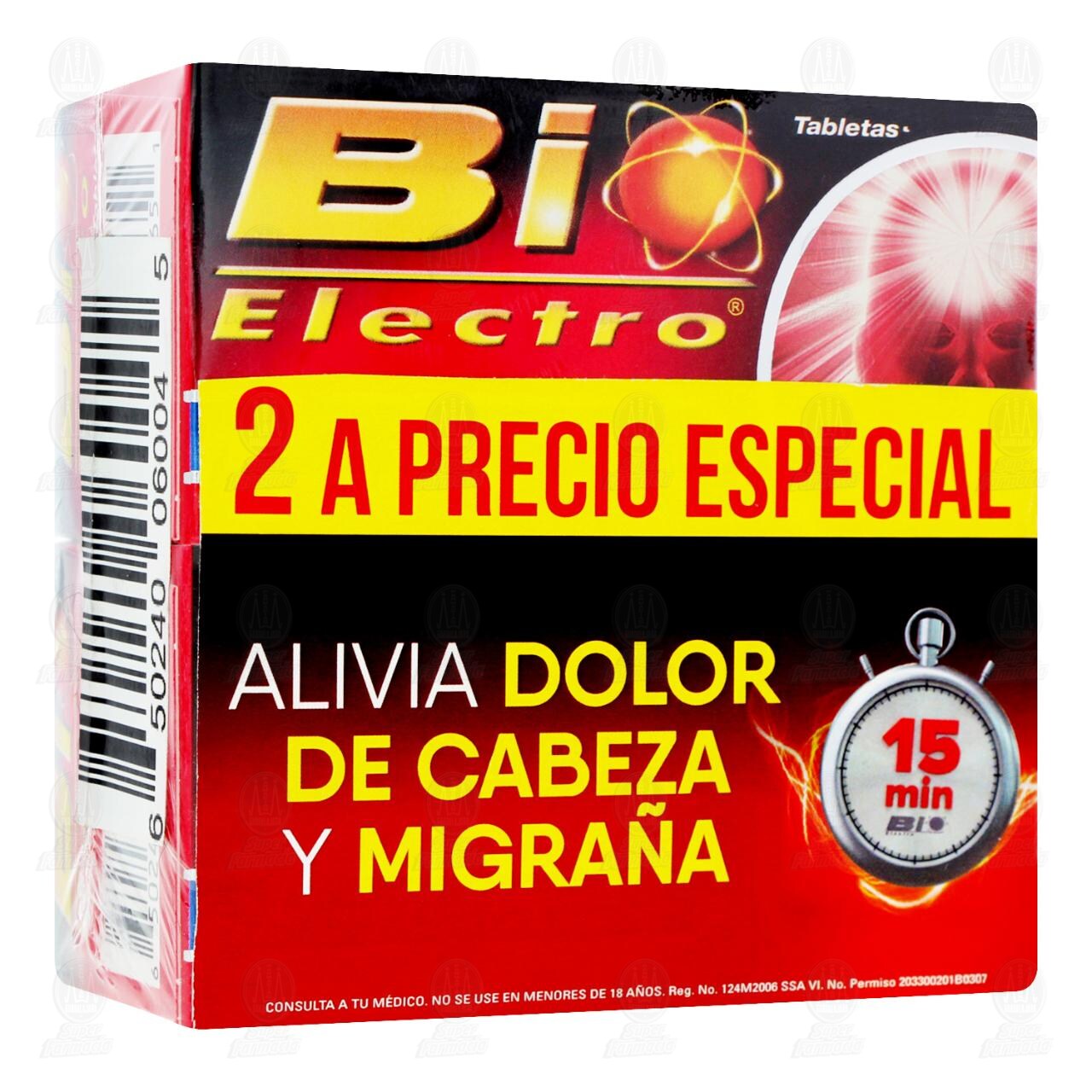 Pack Bio Electro Precio Especial, 2 Frascos con 24 Tabletas c/u. image number 0