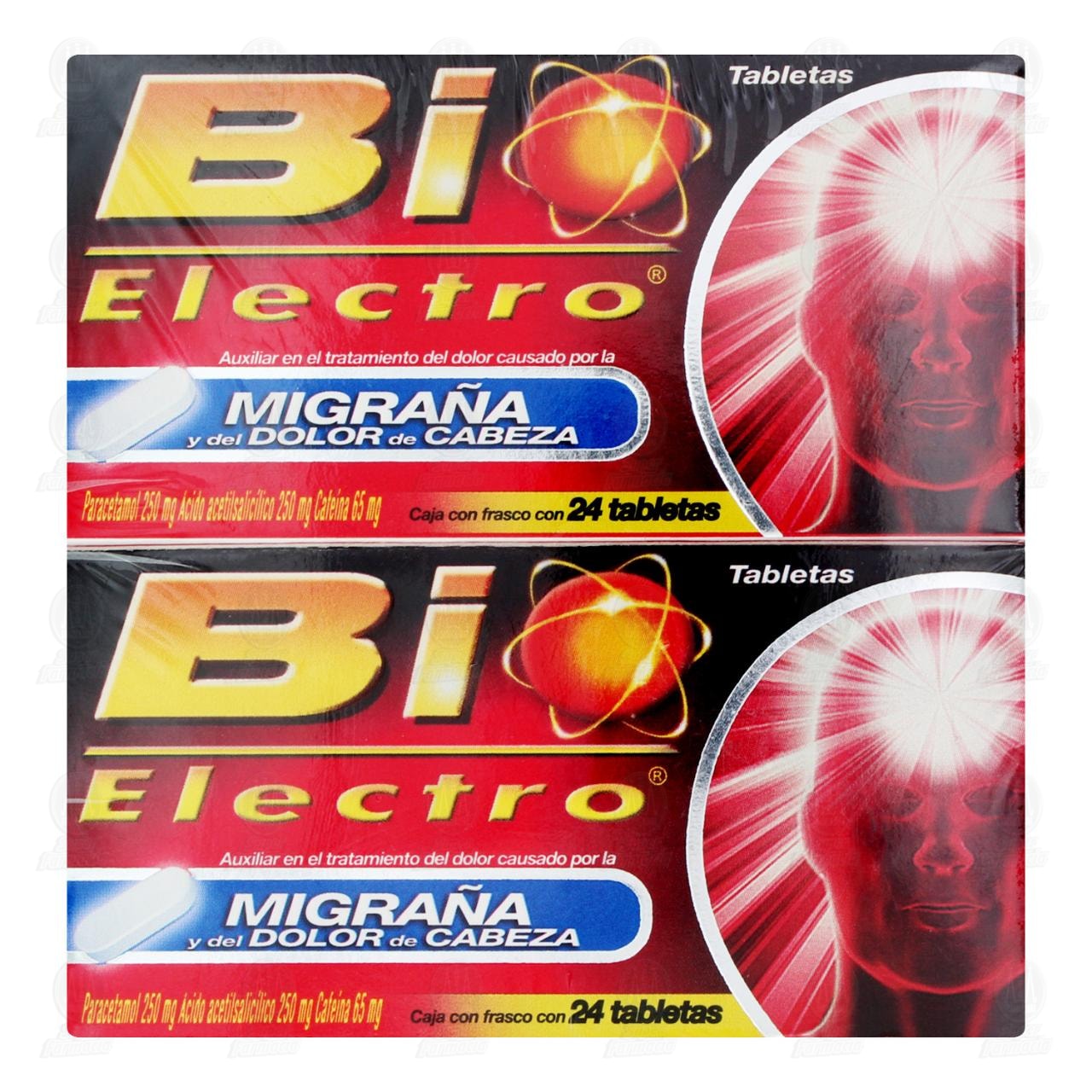 Pack Bio Electro Precio Especial, 2 Frascos con 24 Tabletas c/u. image number 2