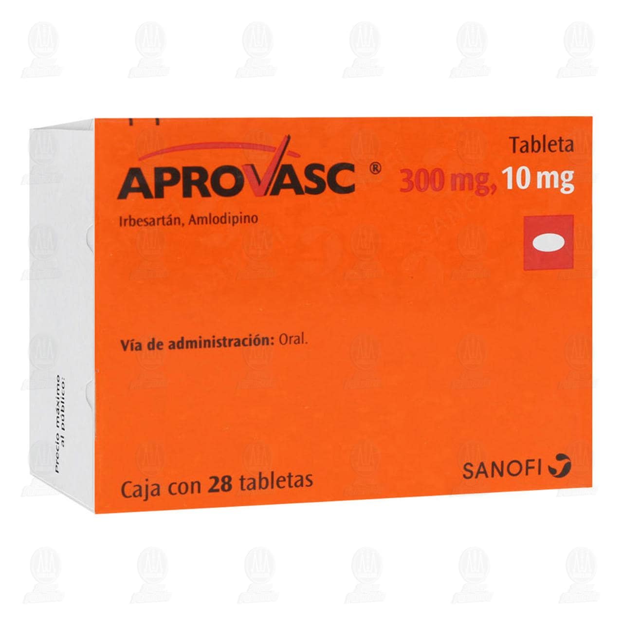 Aprovasc 300mg/10mg, 28 Tabletas.
