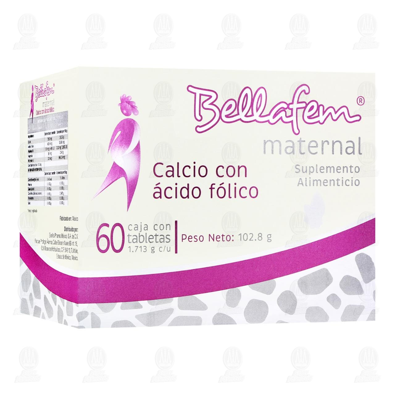 Bellafem Maternal, 60 Tabletas. image number 0