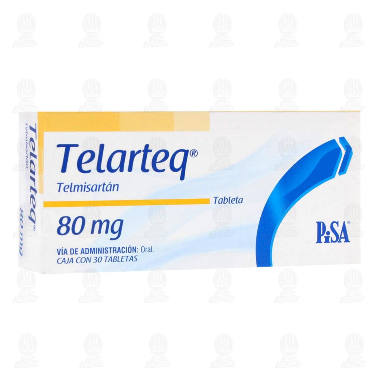 Telarteq 80 mg, 30 Tabletas.