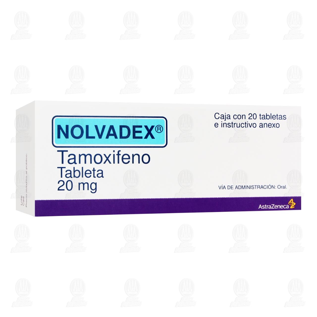 Nolvadex 20 mg, 20 Tabletas. image number 0
