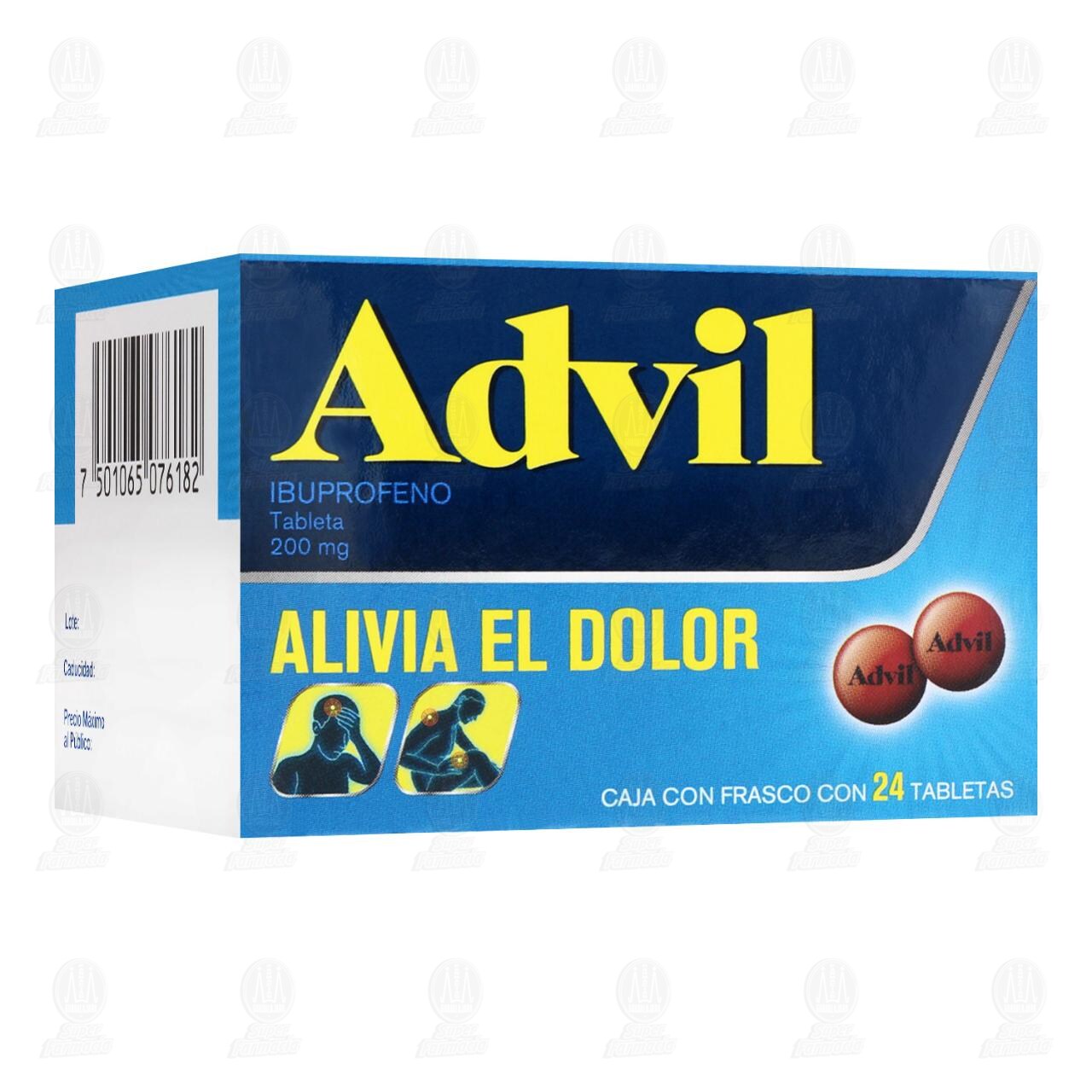 Advil Analg&eacute;sico 200 mg, 24 Tabletas image number 0