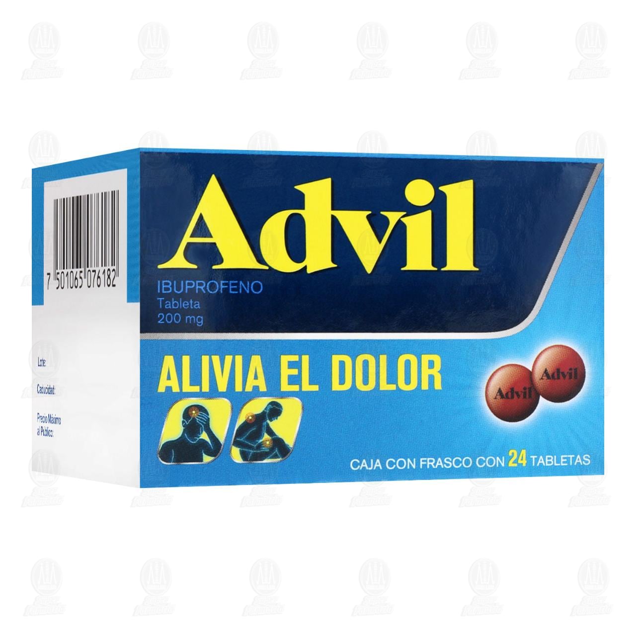 Advil Analg&eacute;sico 200 mg, 24 Tabletas image number 0