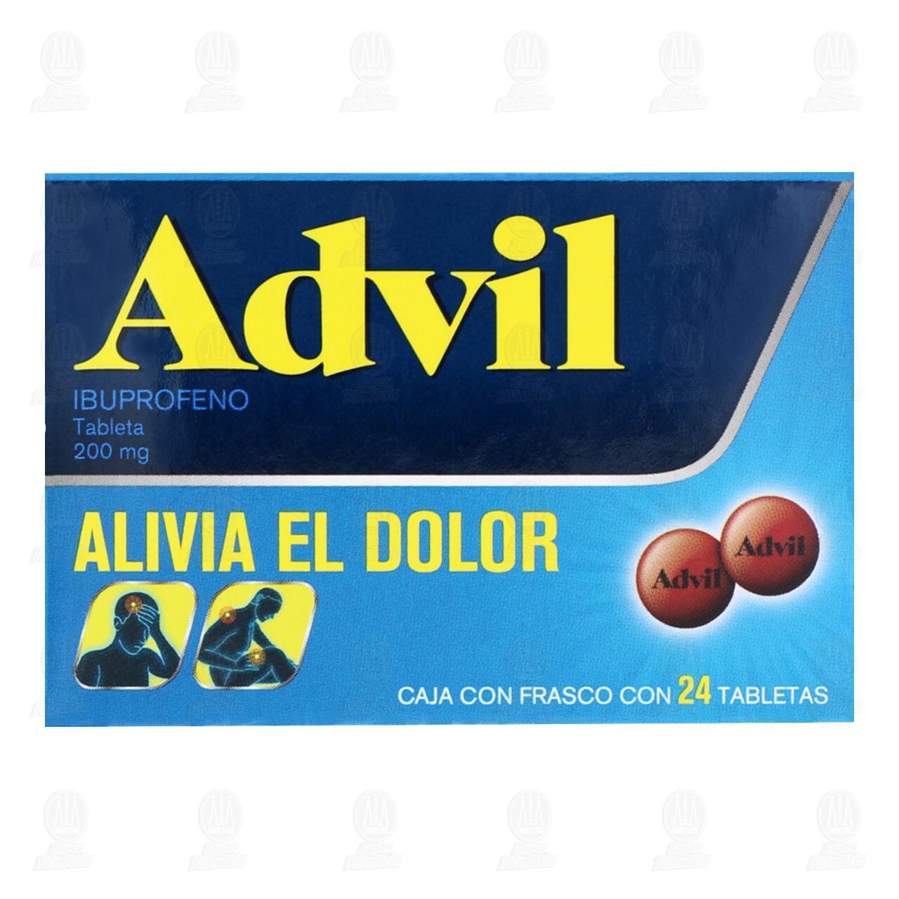 Advil Analg&eacute;sico 200 mg, 24 Tabletas image number 1