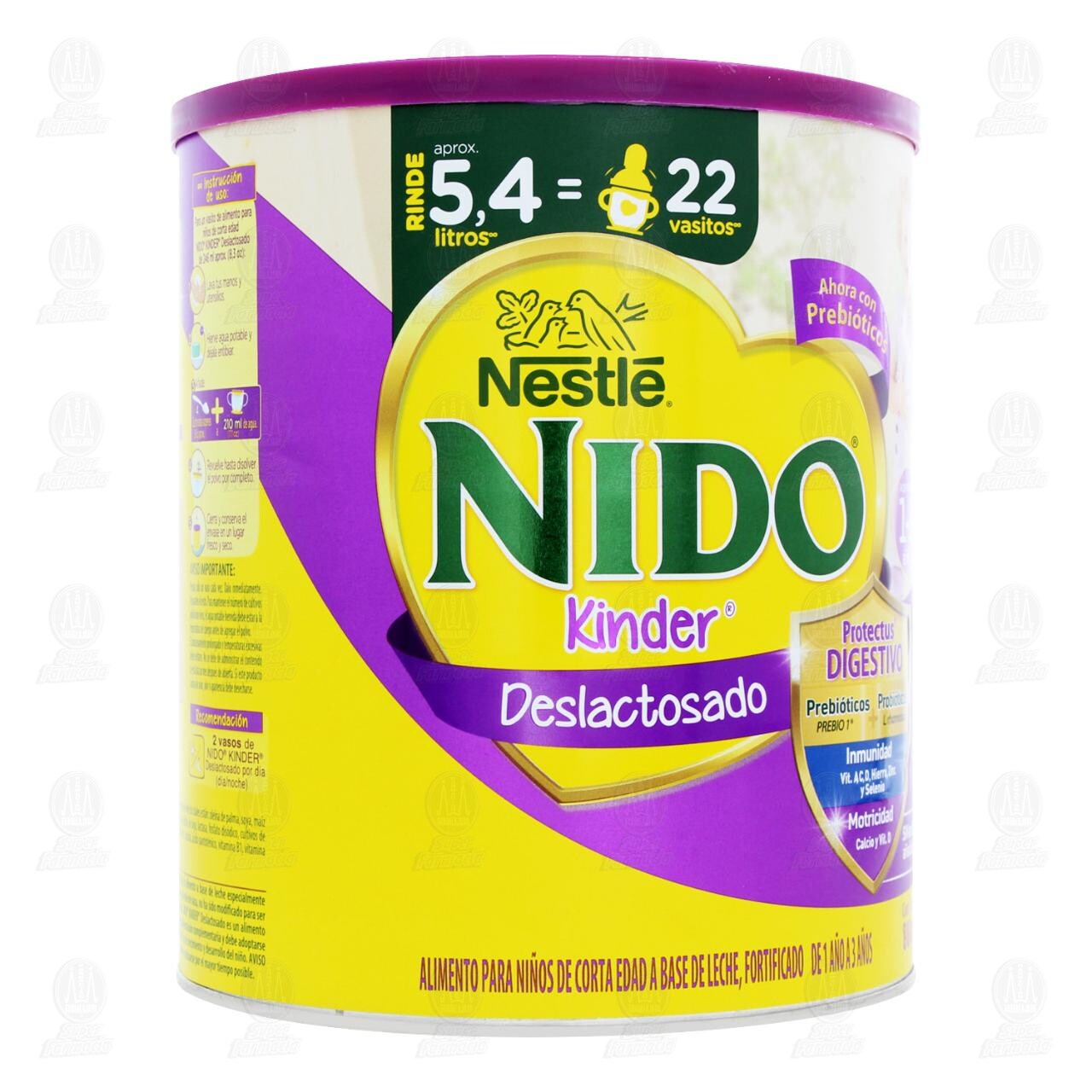 Alimento para Niños Nido Kinder Deslactosado, 800 gr. image number 0