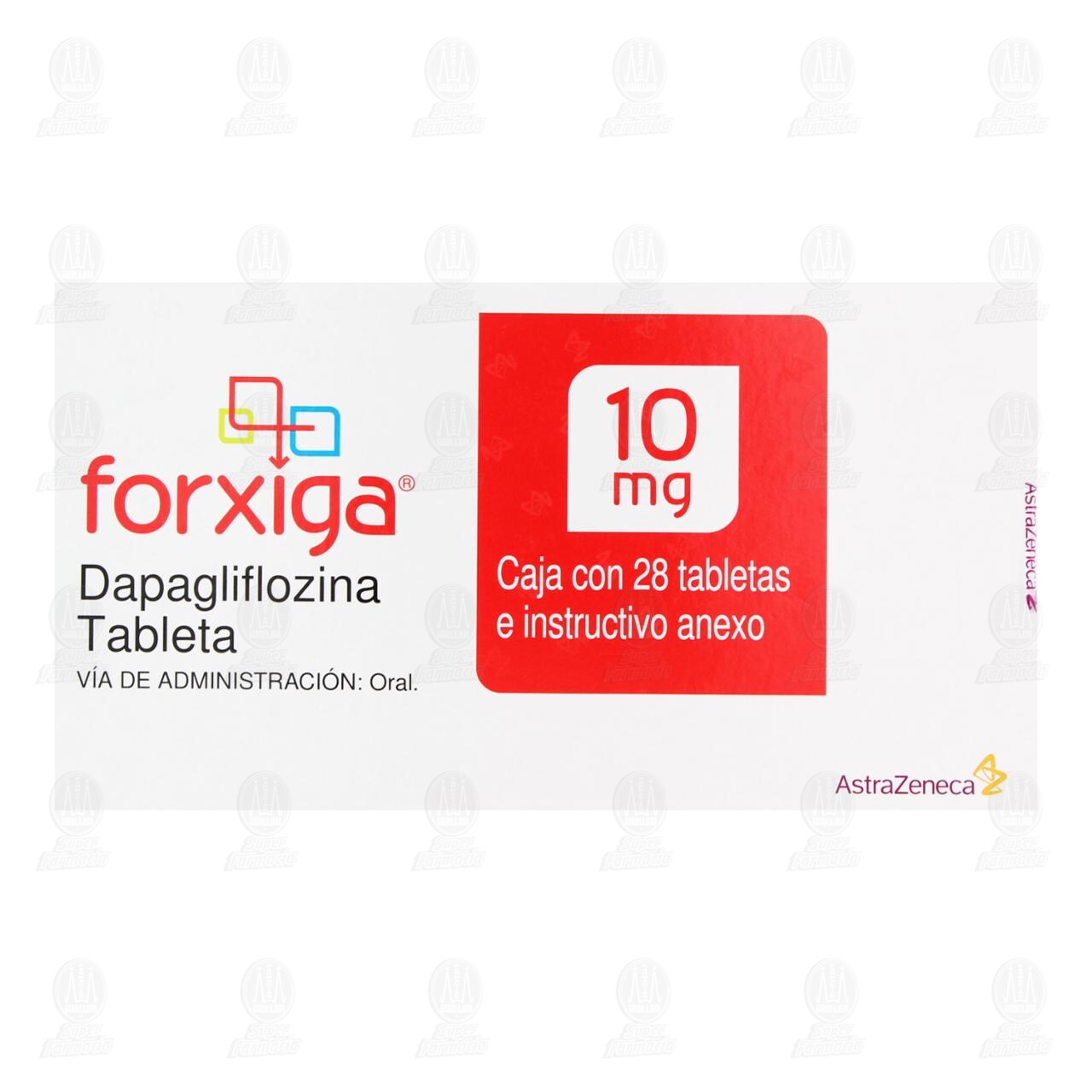 Forxiga 10 mg, 28 Tabletas. image number 1