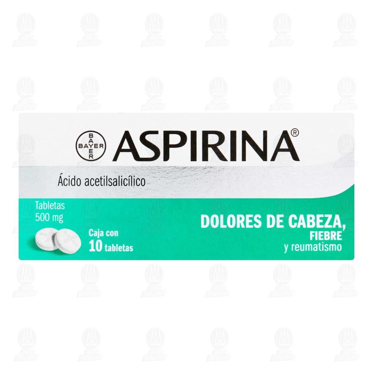 Apirina 500mg 10 Tabletas