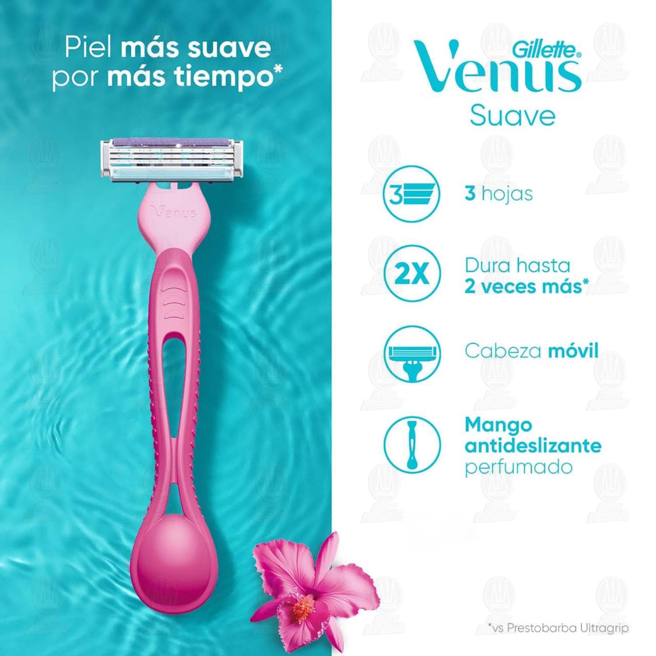 M&aacute;quinas para Afeitar Desechables Gillette Venus Simply3, 2 pzas. image number 2