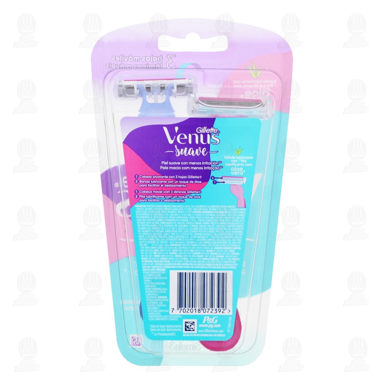 M&aacute;quinas para Afeitar Desechables Gillette Venus Simply3, 2 pzas. image number 1