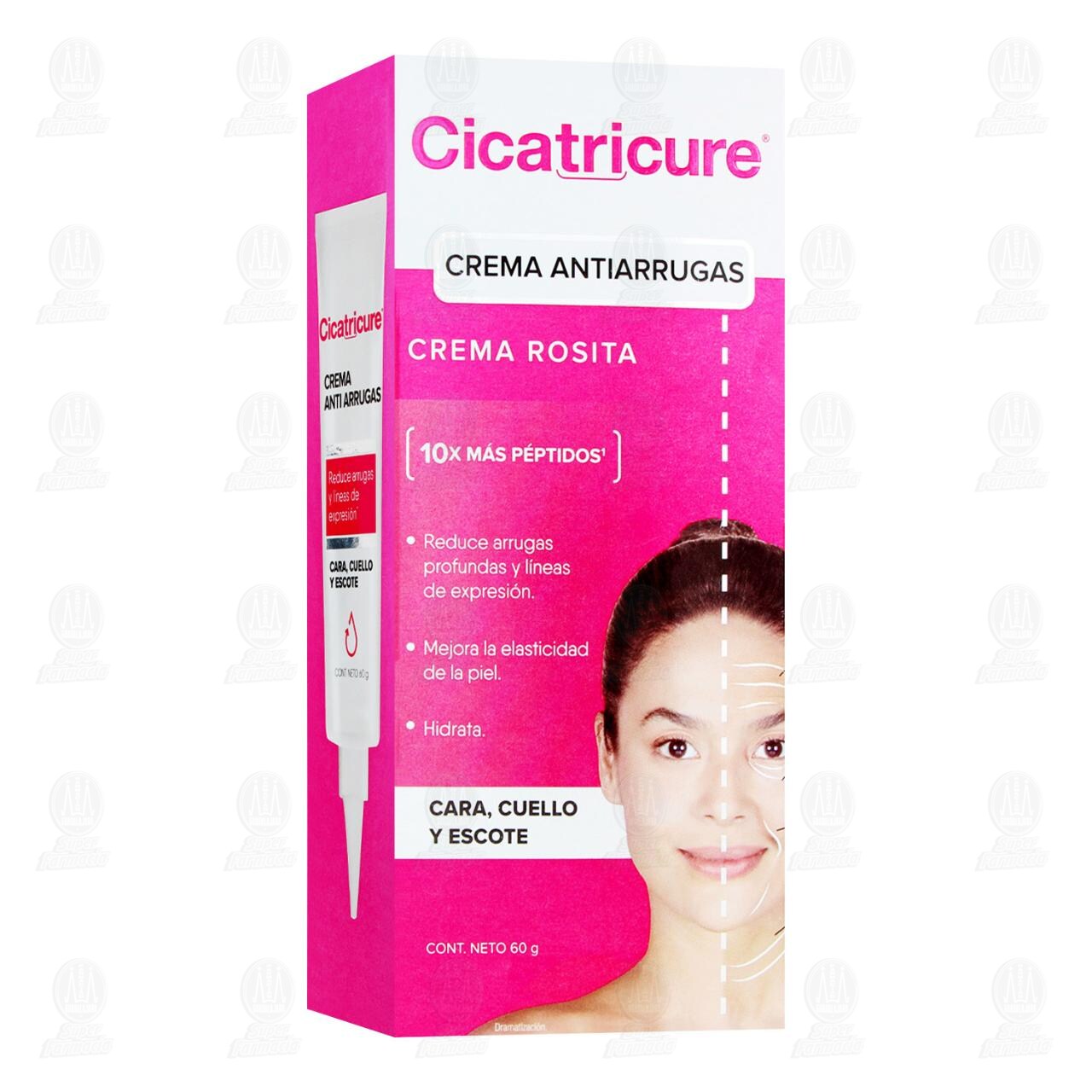 Crema Facial Cicatricure Antiarrugas Crema Rosita, 60 gr. image number 0