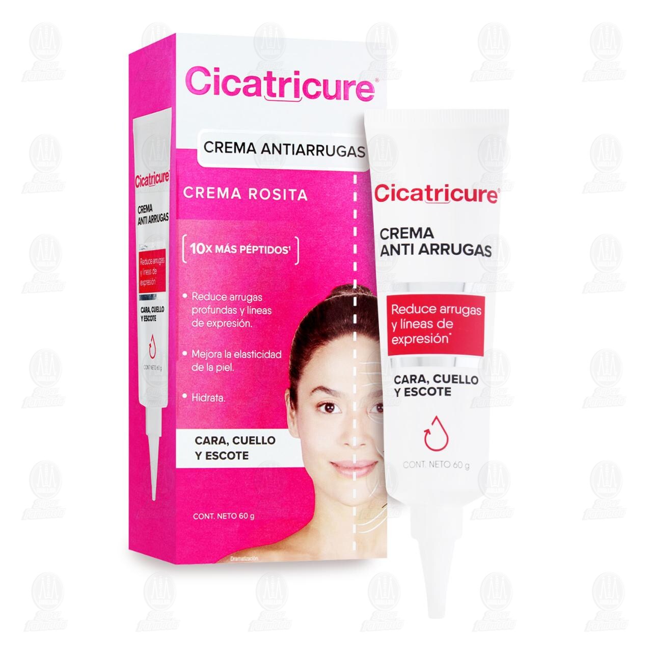 Crema Facial Cicatricure Antiarrugas Crema Rosita, 60 gr. image number 3