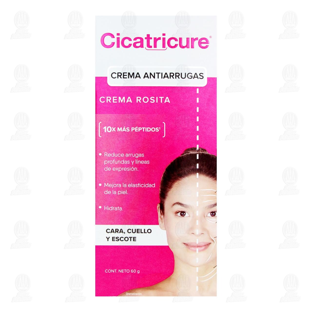 Crema Facial Cicatricure Antiarrugas Crema Rosita, 60 gr. image number 1