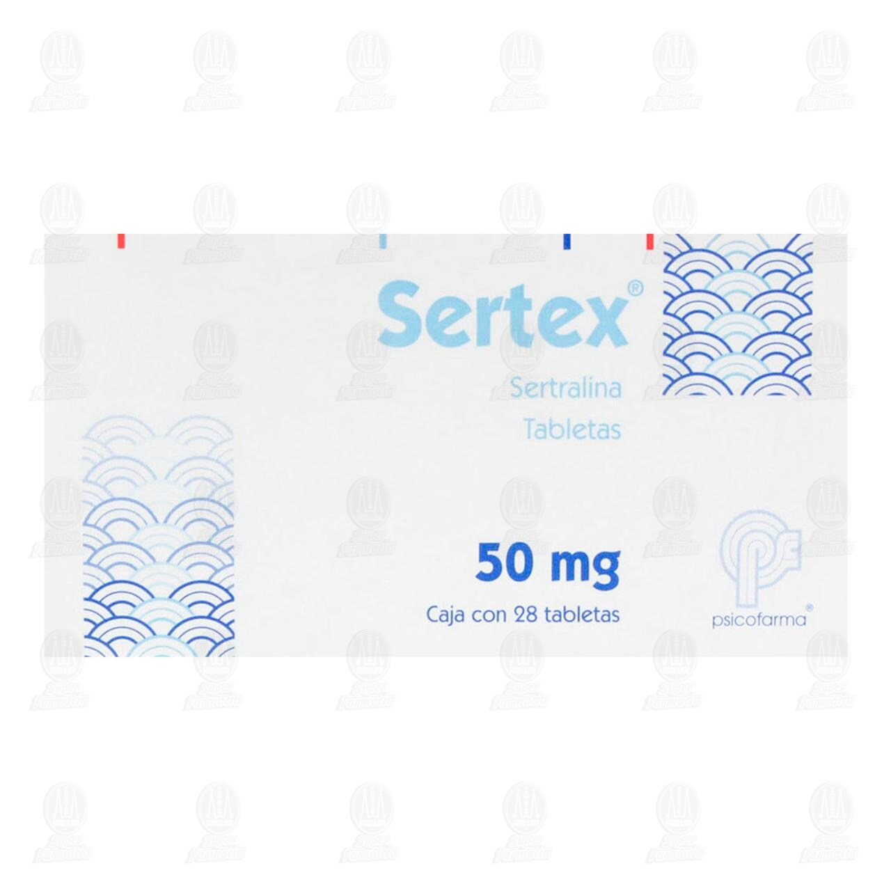 Sertex 50 mg, 28 Tabletas. image number 1
