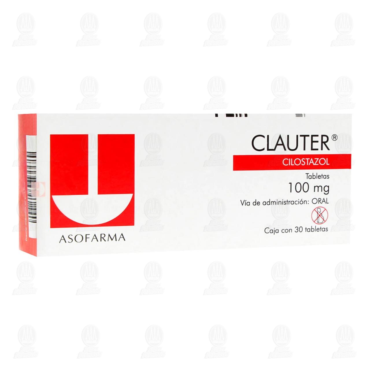 Clauter 100 mg, 30 Tabletas.