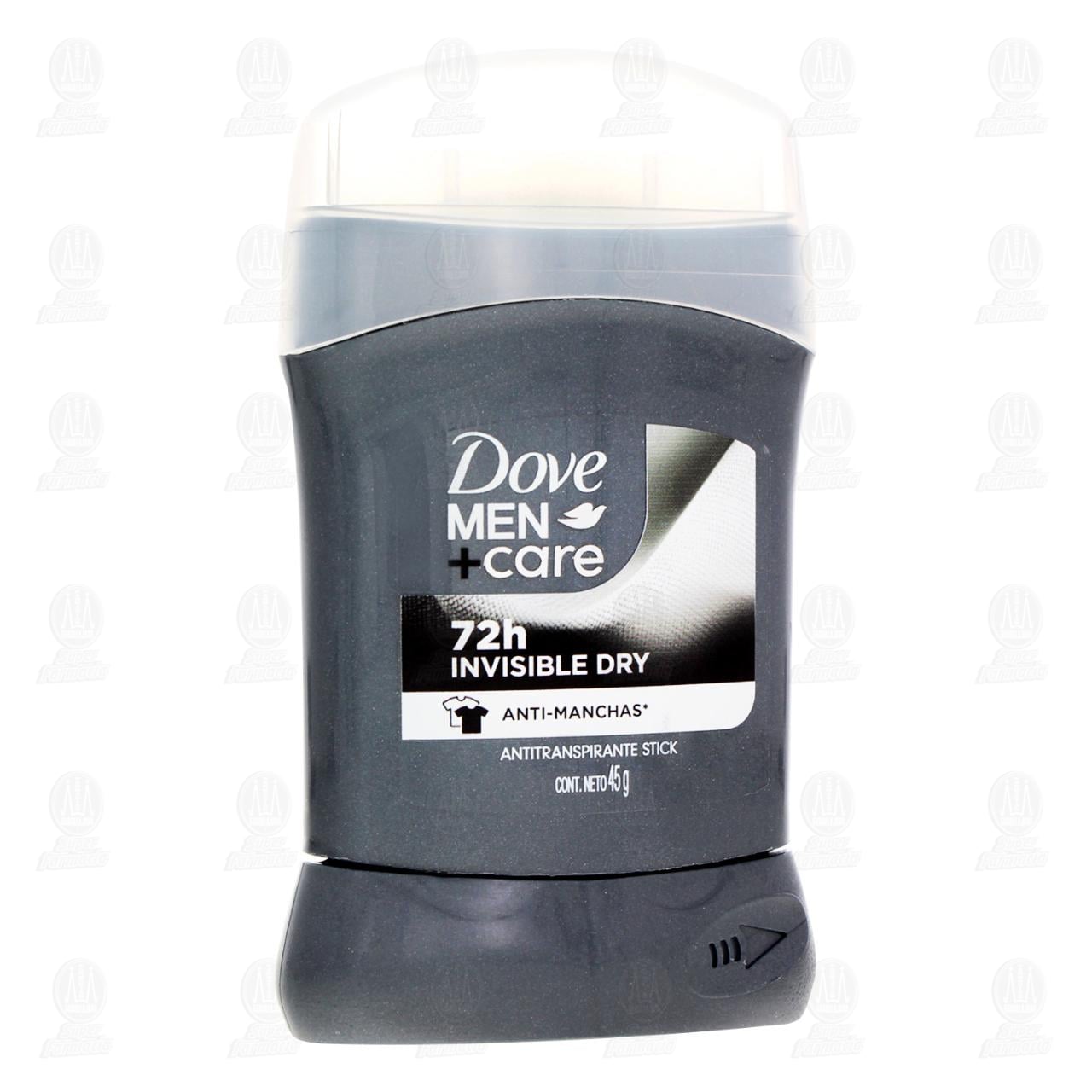 Antitranspirante Dove Men +Care Invisible Dry en Barra, 45 gr.