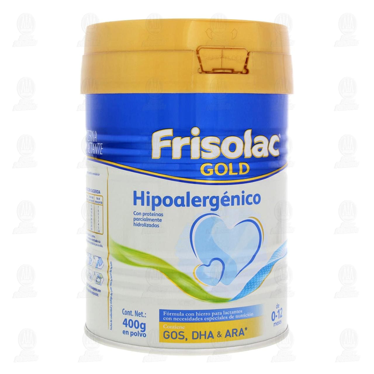 Imagen para Fórmula Infantil Frisolac Gold Hipoalergénico en Polvo (Edad 0-12 Meses), 400 gr.