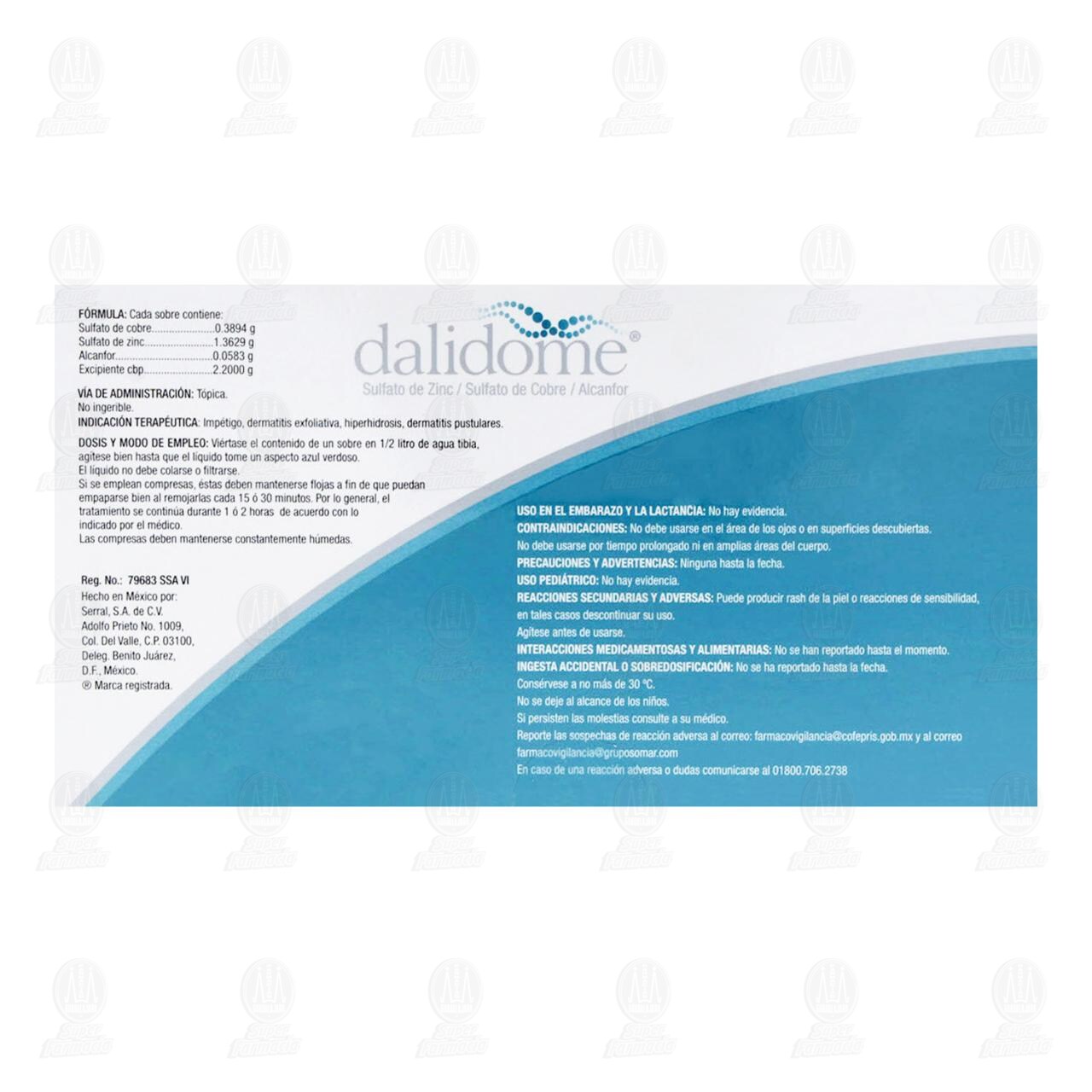 Dalidome 2.2 gr, 12 Sobres. image number 2