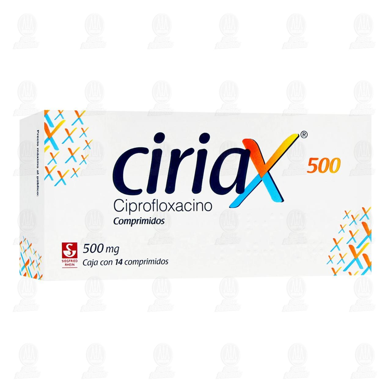 Ciriax 500 mg, 14 Comprimidos. image number 0