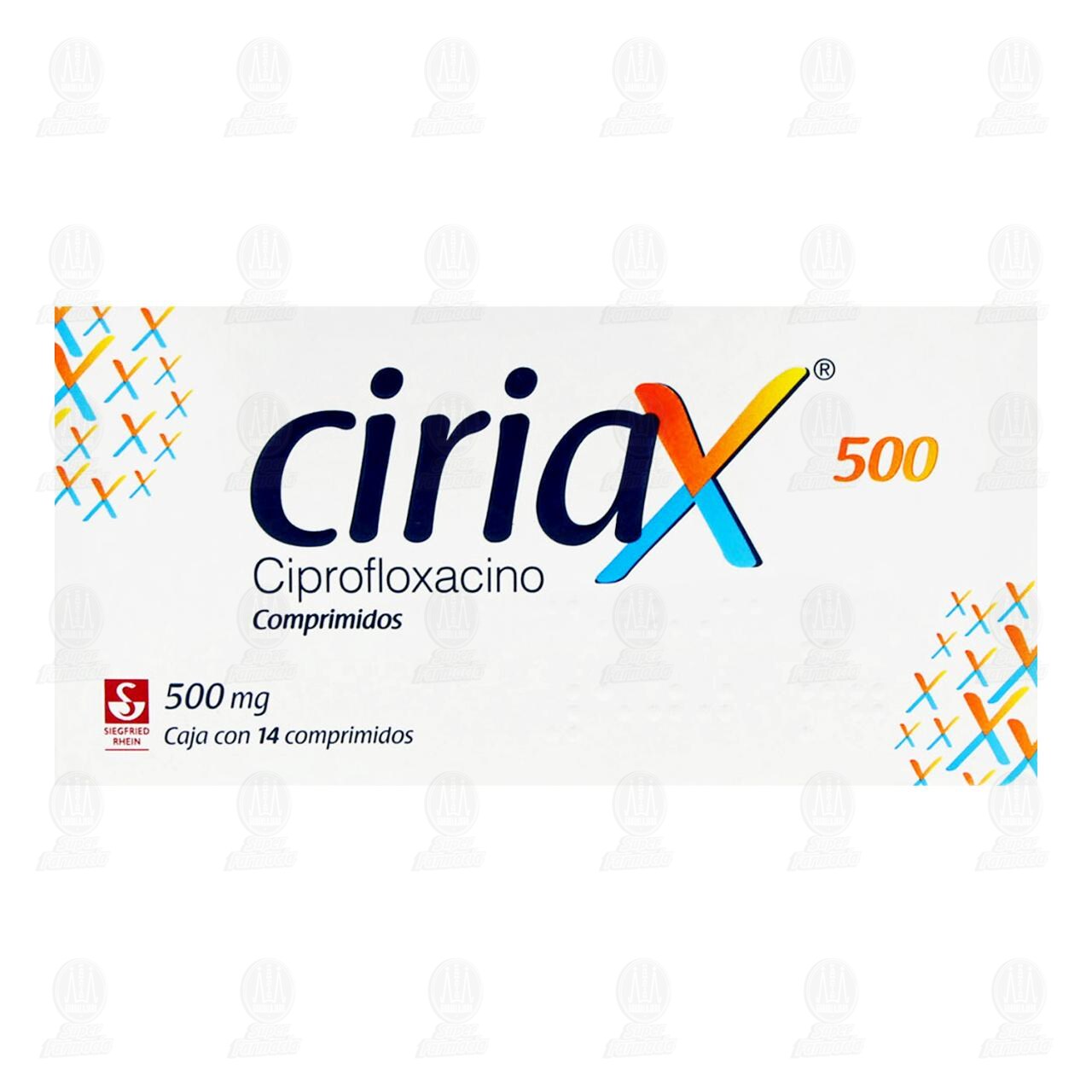 Ciriax 500 mg, 14 Comprimidos. image number 1