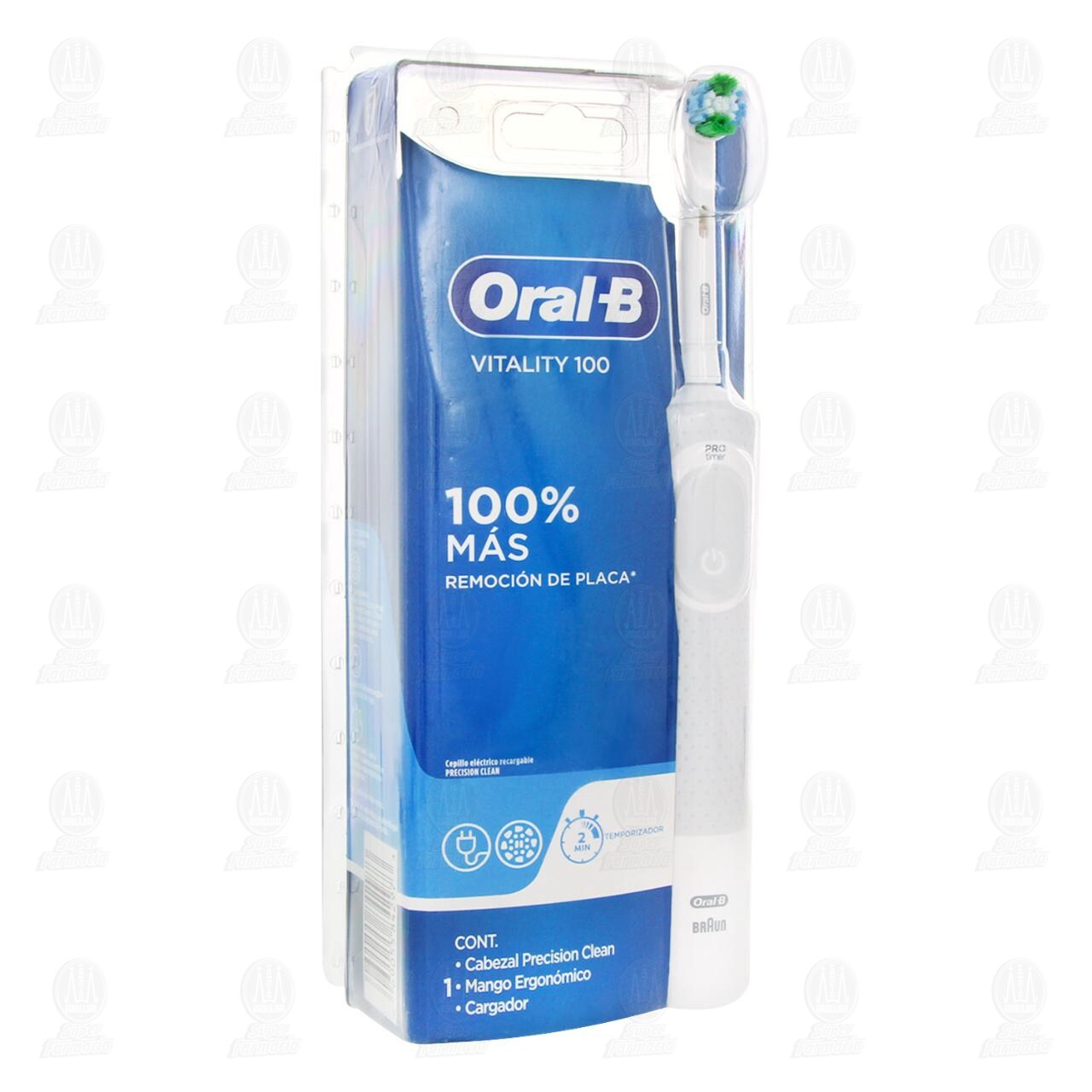 Cepillo de Dientes El&eacute;ctrico Oral-B Vitaly 100 Recargable, 1 pz.