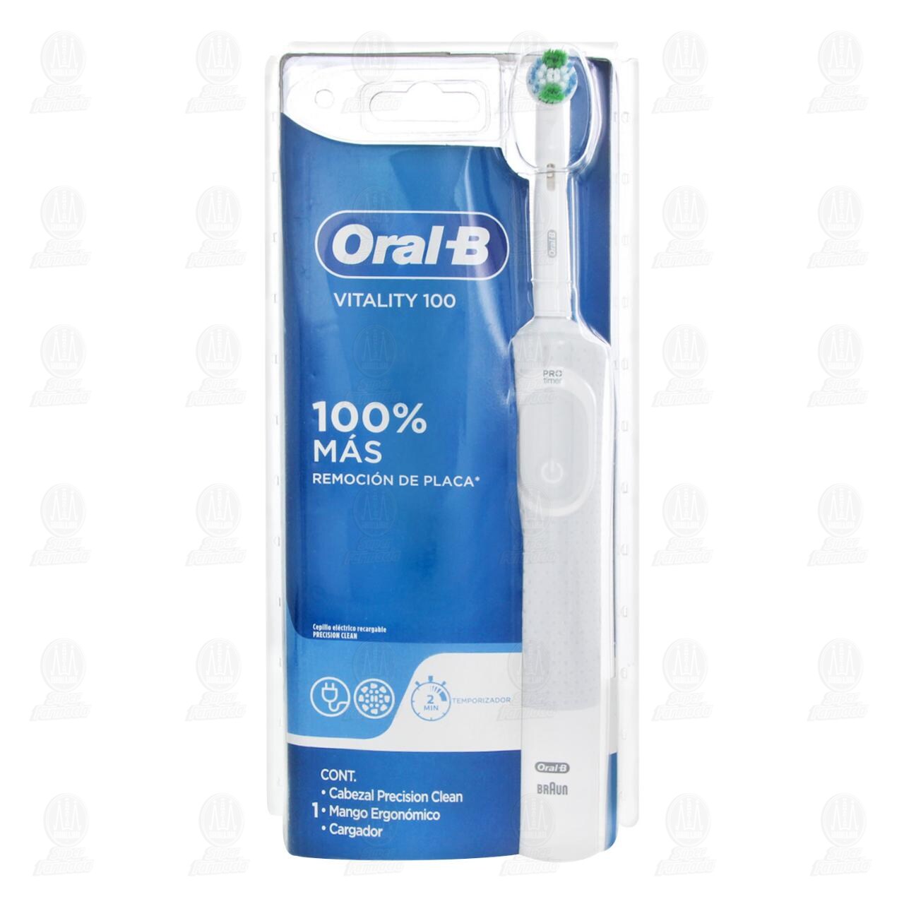 Cepillo de Dientes El&eacute;ctrico Oral-B Vitaly 100 Recargable, 1 pz. image number 1