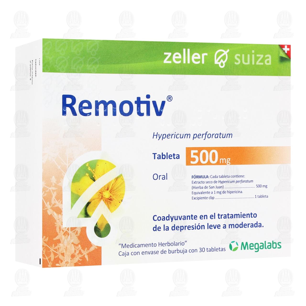 Remotiv 500 mg, 30 Tabletas. image number 0