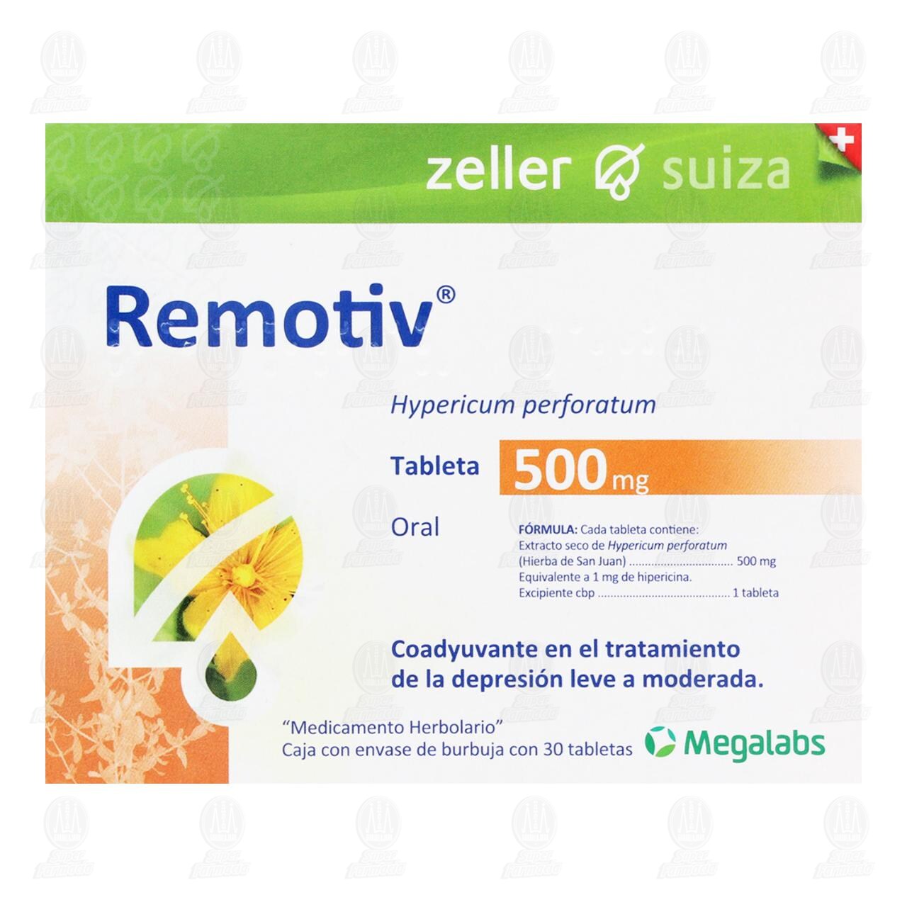 Remotiv 500 mg, 30 Tabletas. image number 1