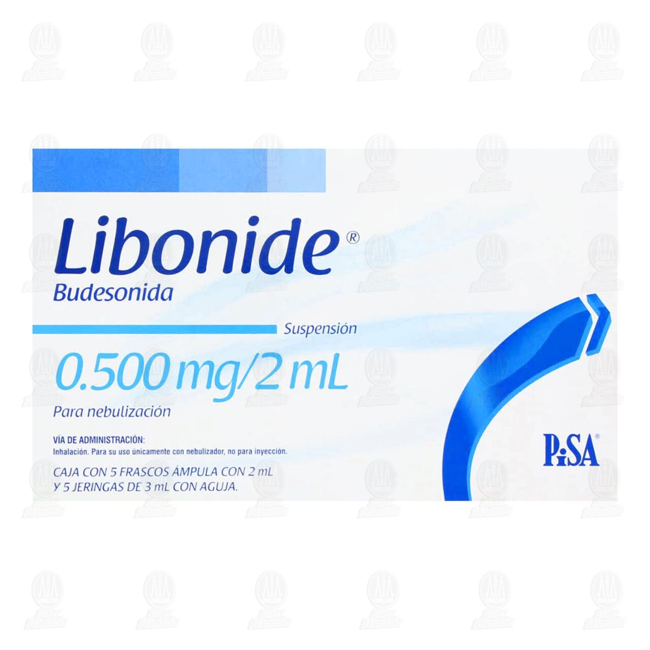 Libonide 0.500mg/2ml Suspensi&oacute;n 5 &Aacute;mpulas 2 ml m&aacute;s 5 Jeringas de 3 ml. image number 0