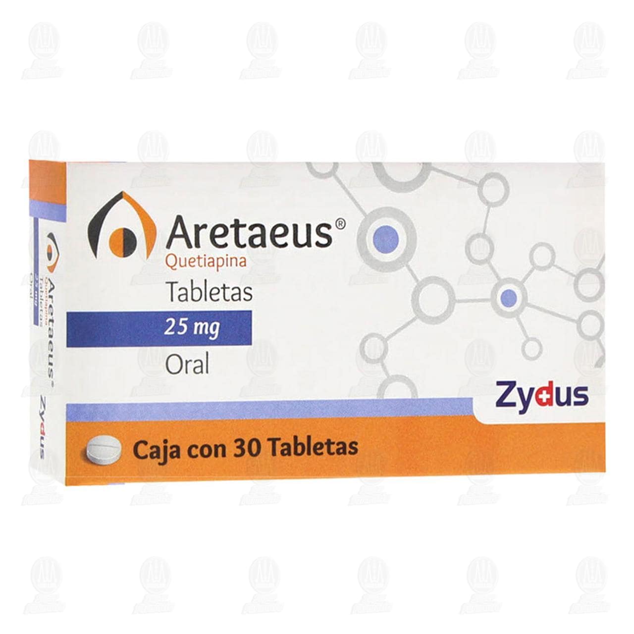 Aretaeus 25 mg, 30 Tabletas. image number 0