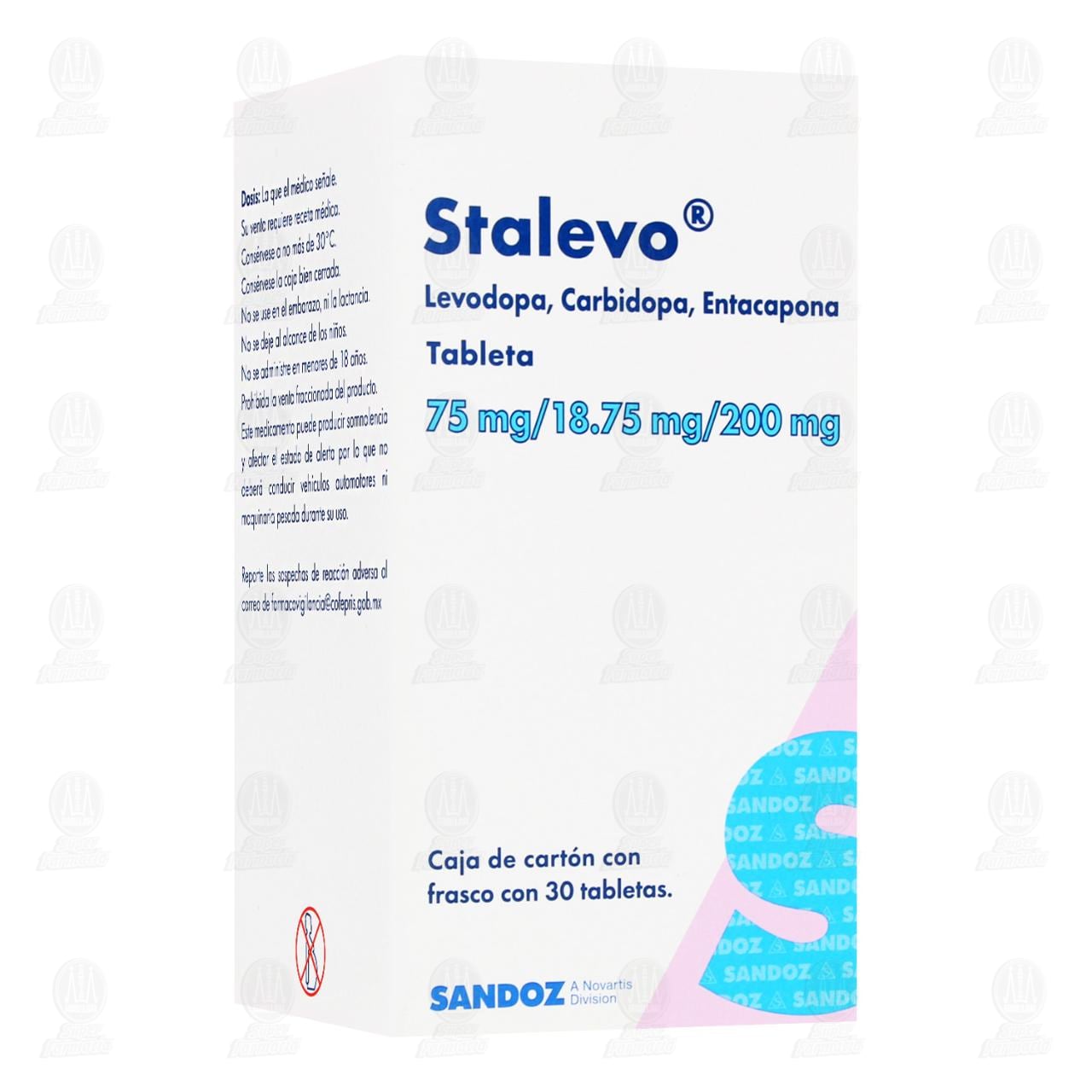 Imagen para Stalevo 75/18.75/200mg, 30 Tabletas.