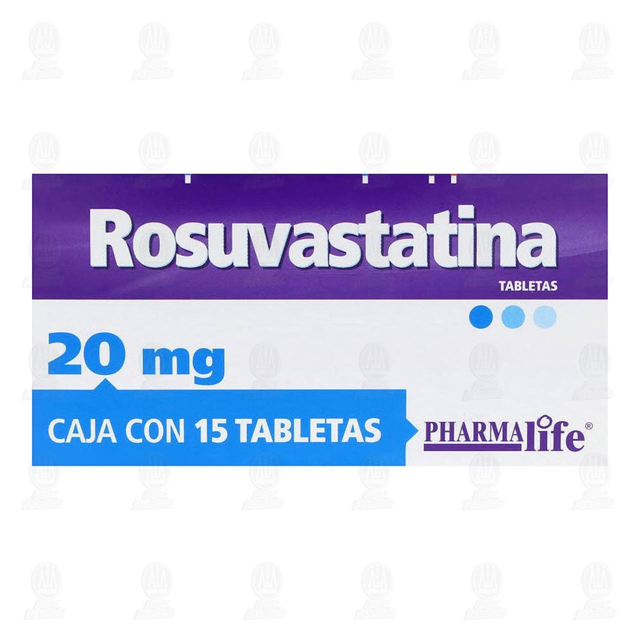 Rosuvastatina 20 mg, 15 Tabletas Pharmalife. image number 1