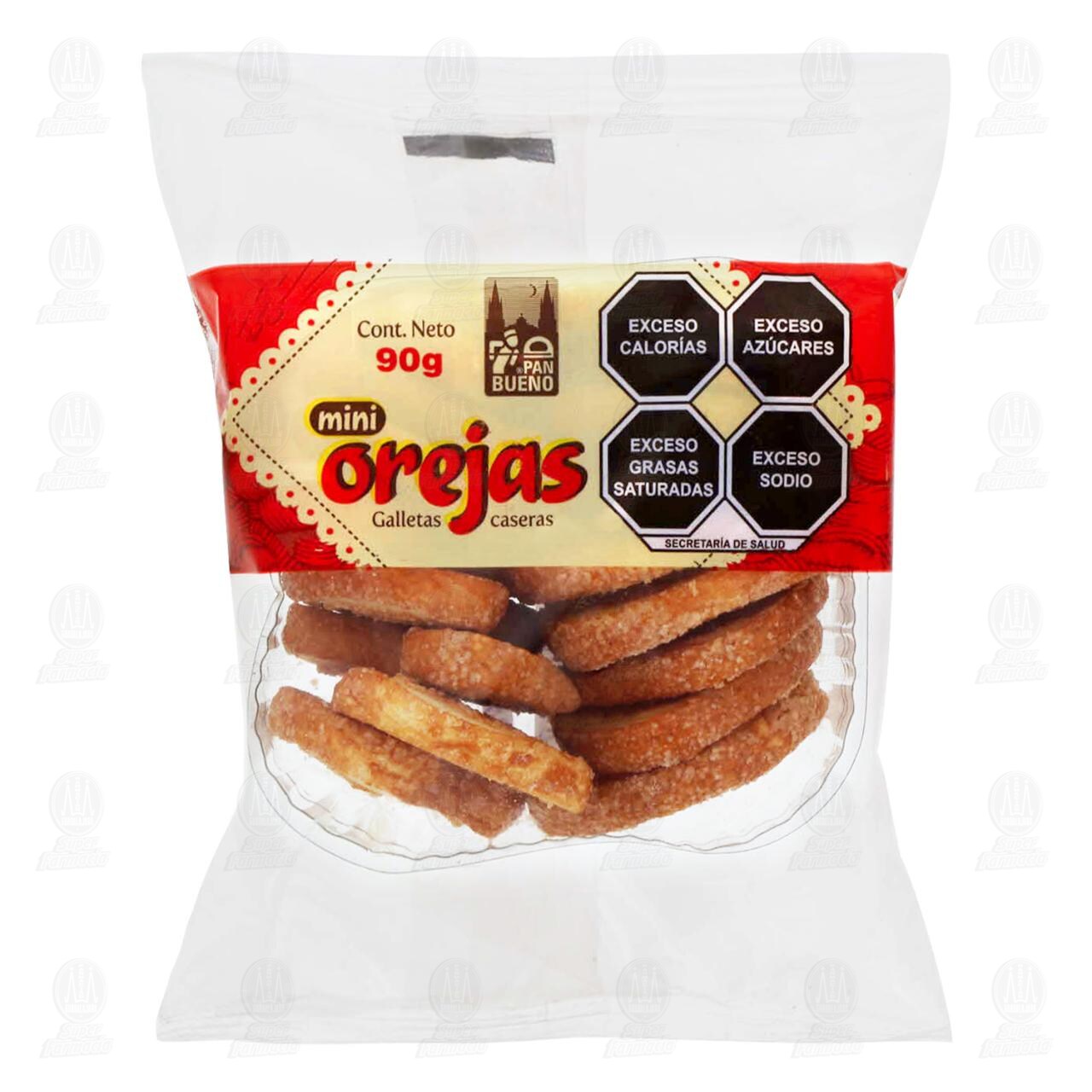 Galletas Pan Bueno Mini Orejas, 90 gr.