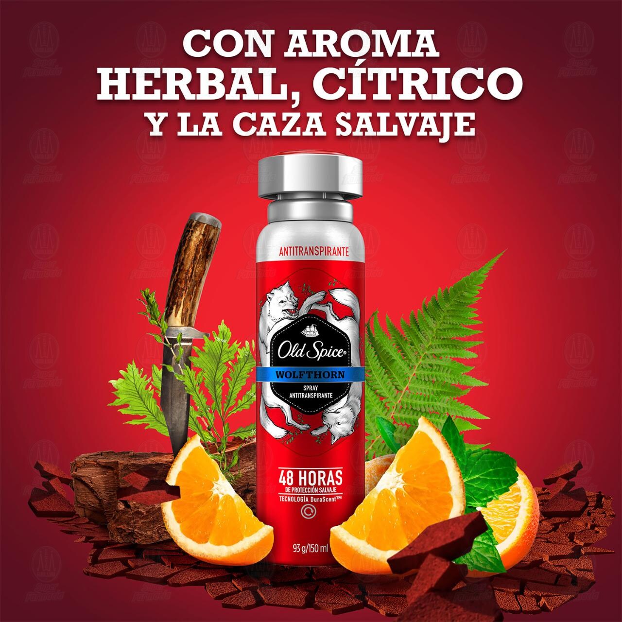 Antitranspirante Old Spice Wolfthorn en Aerosol, 150 ml. image number 3