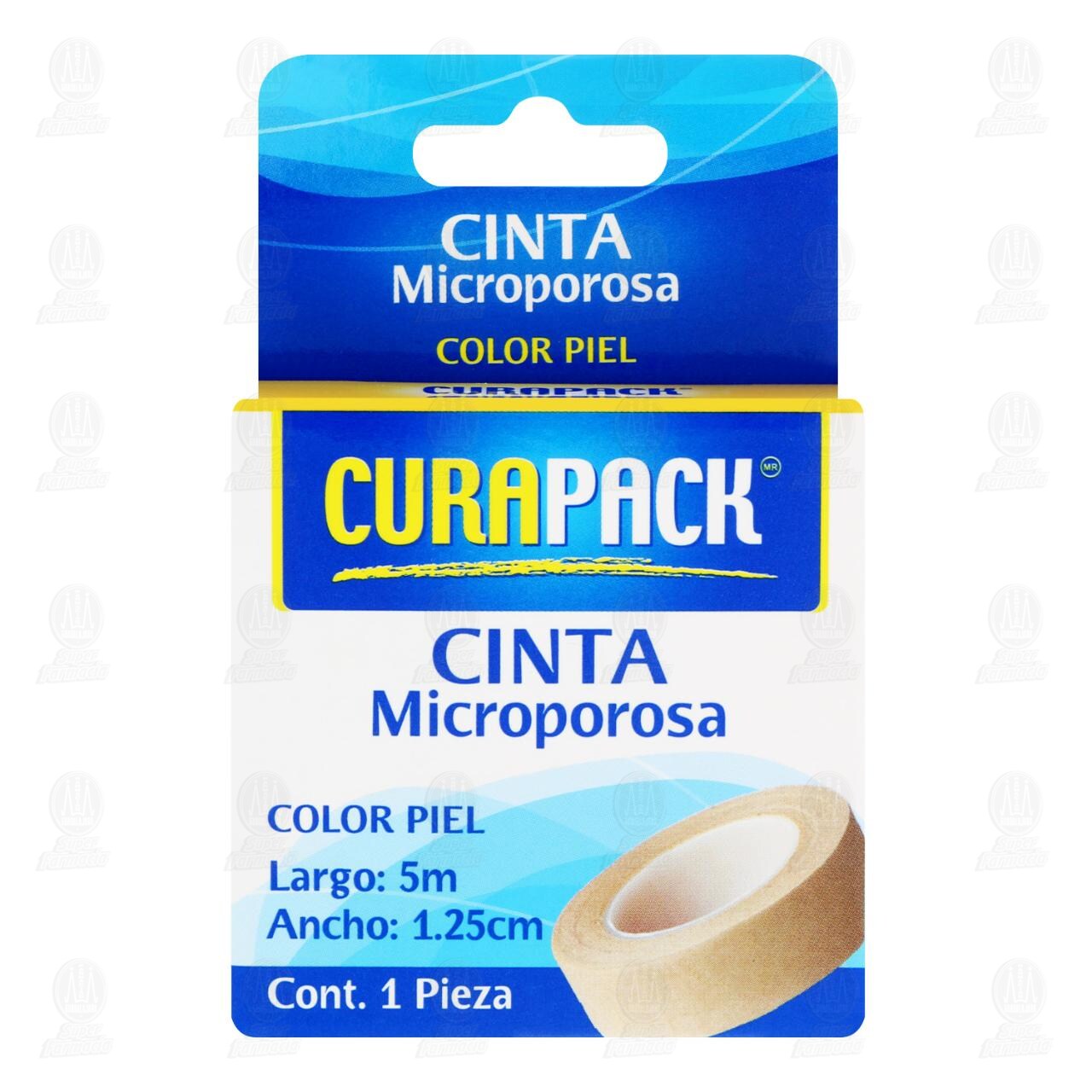 Cinta Microporosa Curapack Color piel 1.25cm x 5m, 1 pz. image number 1