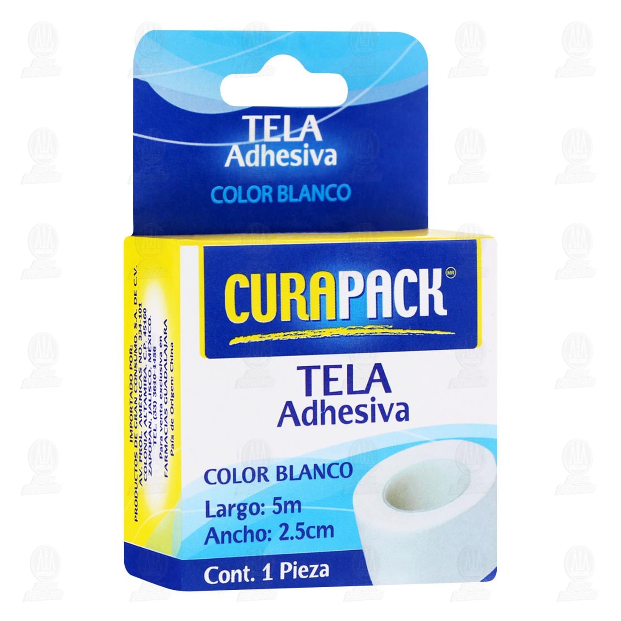 Tela Adhesiva Curapack Color Blanco 2.5cm x 5m, 1 pz. image number 0